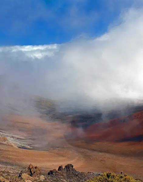 Haleakala Volcanic Crater, View No. 2 by Tom Debley