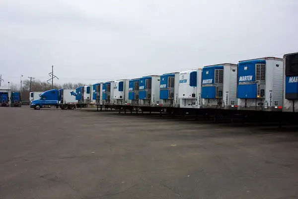Mondovi yard trailer row by Truckinboy
