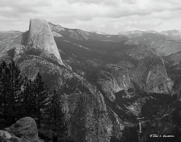 150405004BW Half Dome from Washburn Point by John...