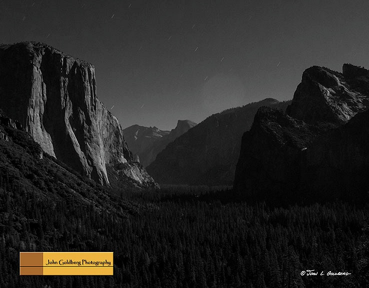 150403043BW View from Tunnel View at Night - Copy