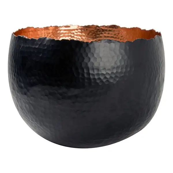 Iron-and-Clay-Small-hammered-blackcopper-bowl by...