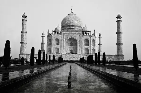 The Taj BW by Stevejubaphotography