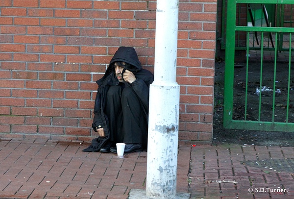 Beggar in Leeds