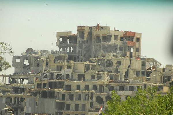 زيارة تفقدية لمدينة حمص by Antioch...
