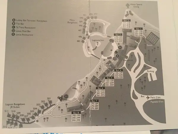 Resort map with room numbers by Lovethesun