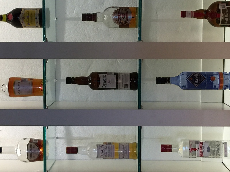 Liquor selection EC Lounge