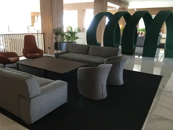 Seating areas in lobby at entrance by Lovethesun