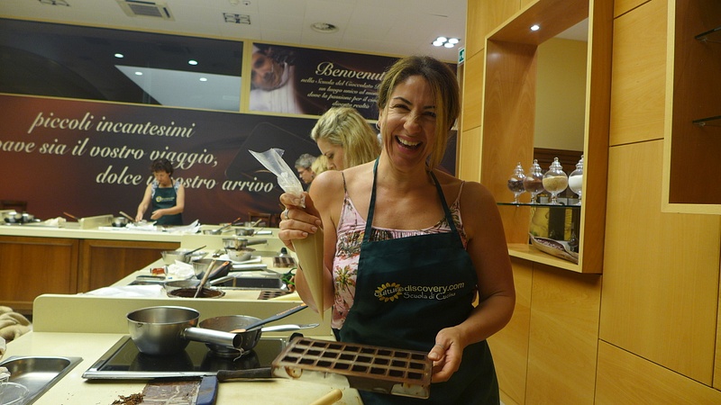 Making chocolate at Perugina
