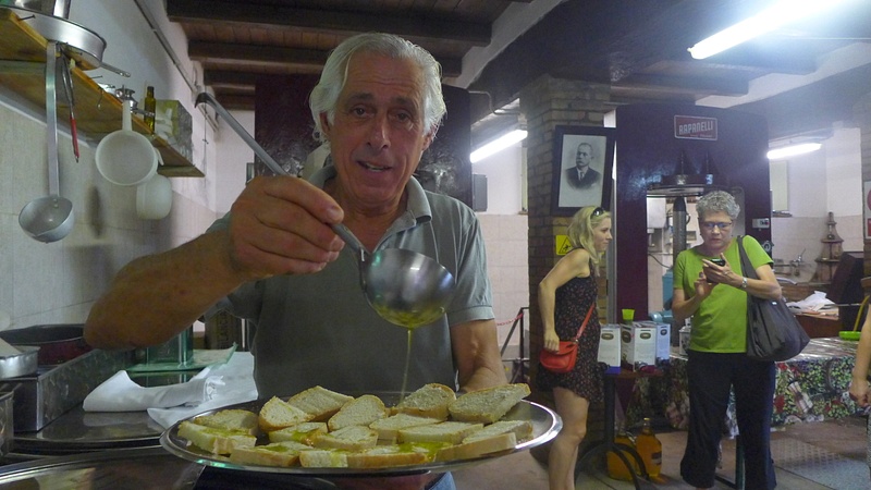 Olive oil tasting with Carlo