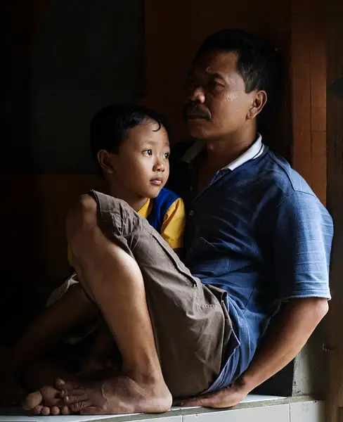 Son with father, Bali - Robert Fournier by Yerba Buena...