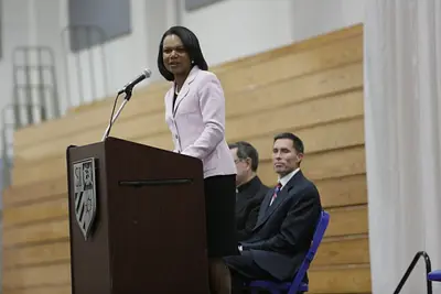 Condoleezza Rice speaks at SI
