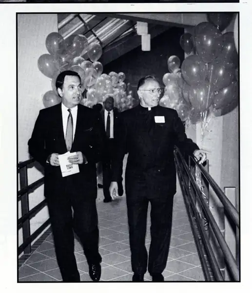 062_1942 USF Pres Fr. Lo Schiavo and mayor of sf koret...