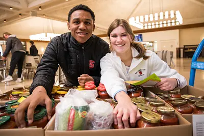 Food Boxes and Xmas on Campus, Photos by Bowerbird Photography