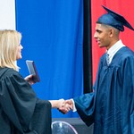Graduation, during ceremony - by David A Arnott