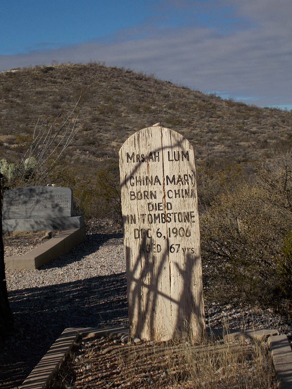 Boothill Grave china Mary