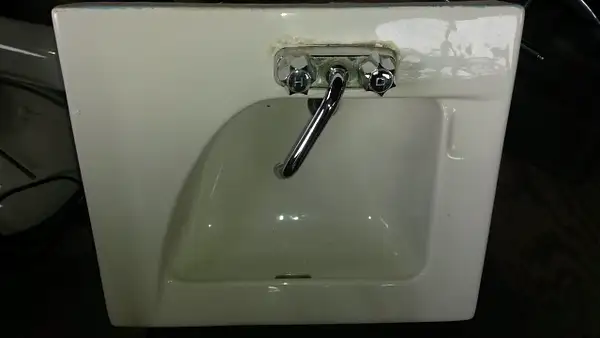 PL001 - wall mtd bath sink w/ faucet - $30 by ReHabitate