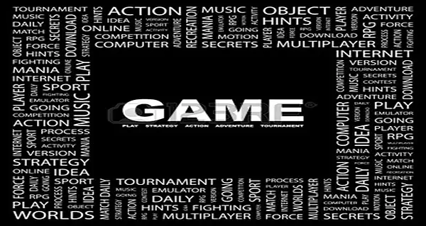 7363522-game-word-collage-on-black-background-vector-illu...