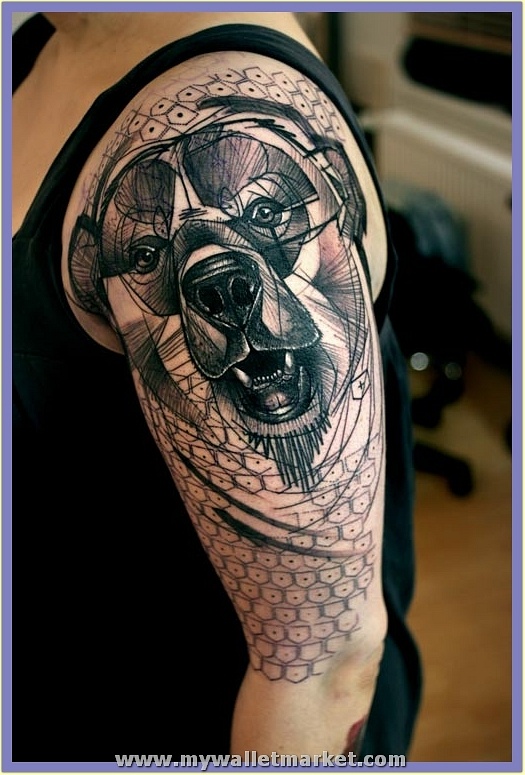 abstract-animal-tattoo-of-a-bear-in-a-cubist-art-style