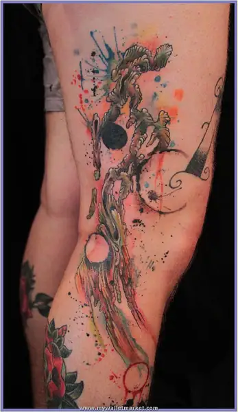 abstract-painting-tattoo by catherinebrightman