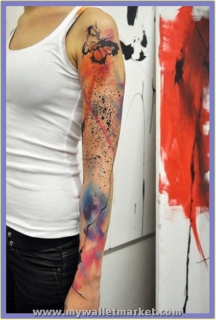 full-sleeve-abstract-tattoo