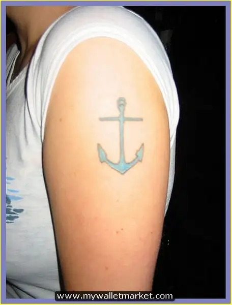 blue-anchor-tattoo-on-left-shoulder by catherinebrightman