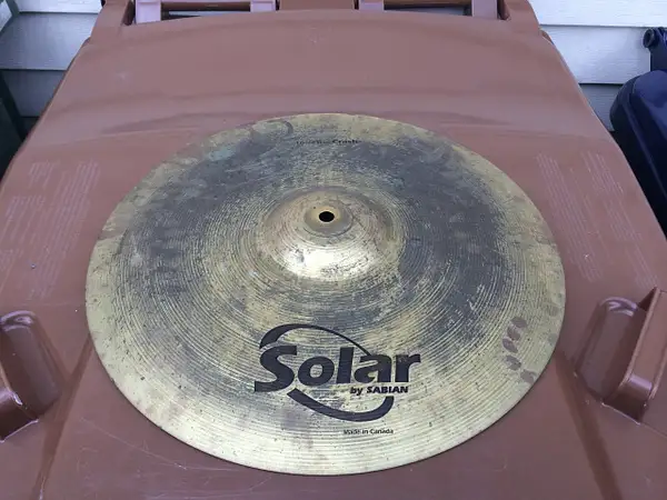 Sabian Solar Crash Cymbal by At99697 by At99697
