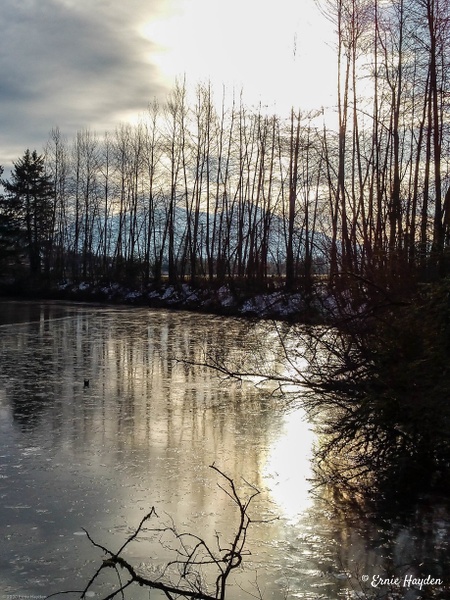 Icy Reflections 2 - Landscapes - Rising Moon NW Photography 