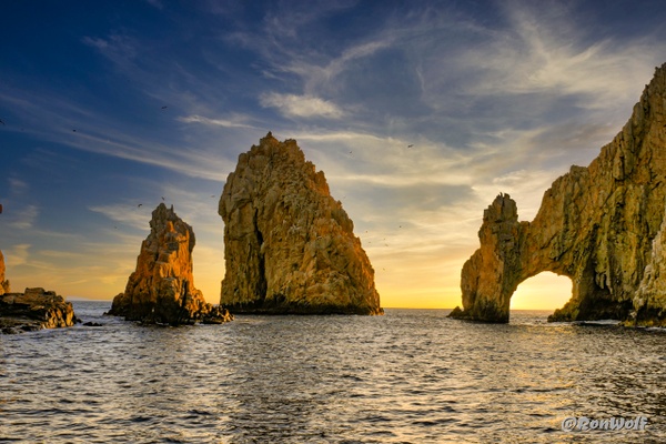 The Arch at Cabo San Lucas, Mexico ((Been on a Boat Here?)) - America's Memories - Ron Wolf Photography 