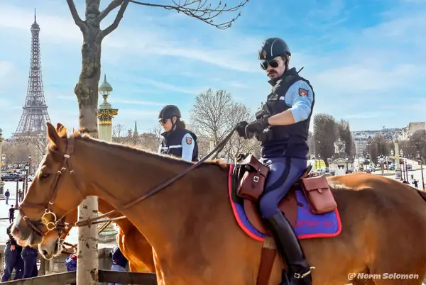 Mounted Paris Police_1 by NormSolomon