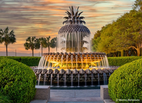 PINEAPPLE  FOUNTAIN CHARLESTON _34  copy 2 - PLACES - Norm Solomon Photography