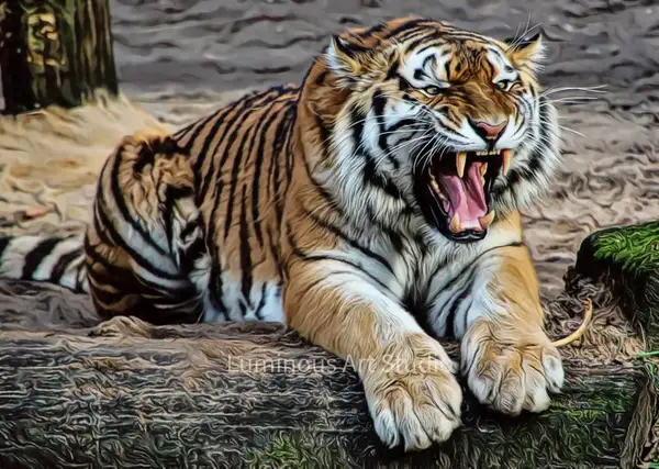 Tiger-Growing-Art-047 by LuminousLight
