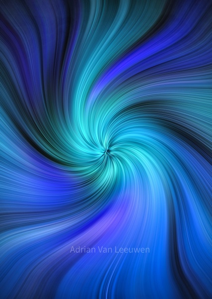 No.2-Blue-Neon-spiral-art - LuminousLight