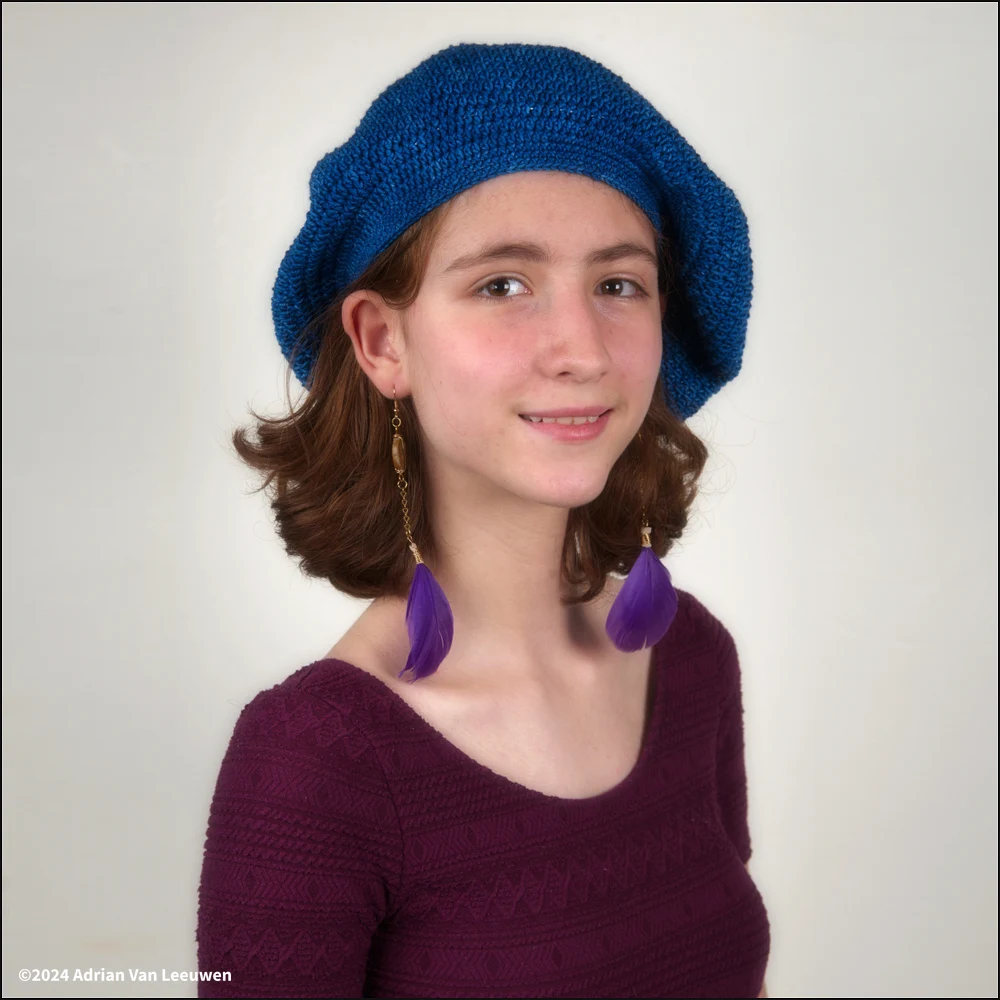 Fashion-Model-Hat-Earrings