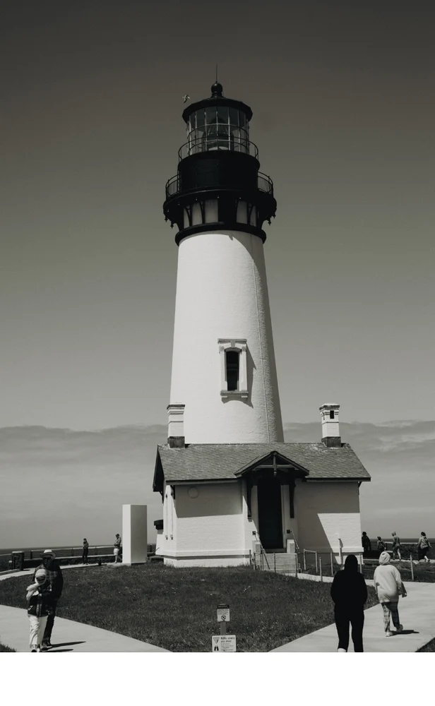 'Yaquina Bay Lighthouse' (MI   Place) by Justine Wilson - LVCC