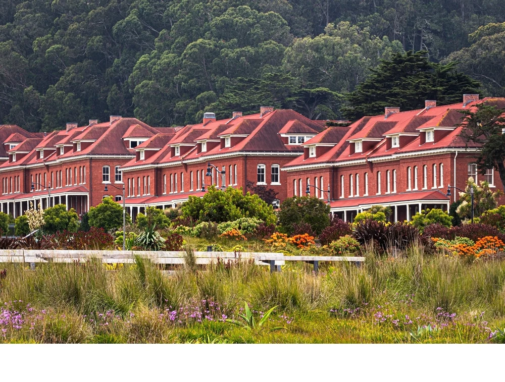 'Buildings on the Main Post in the San Francisco Presidio' (PM   Place) by John Templeton - CC