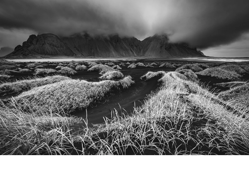 'Mount Vestrahorn and Stocksness Beach, Iceland' (MM   Place) by Gordon Haddow - PE