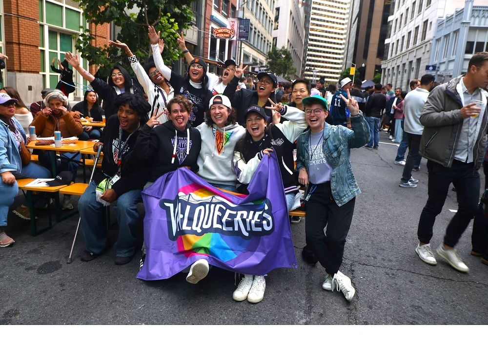 'Proud Valkeryies! on Front st ,Downtown San Francsico, Ca' (PB   Place) by Ronald Douglas - RO