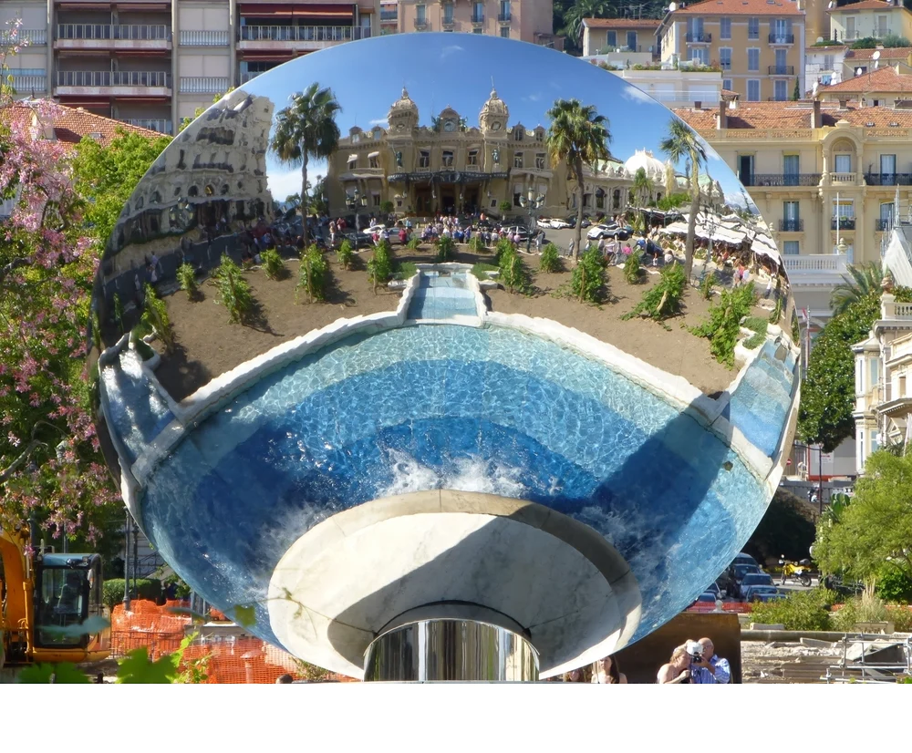 'Reflections on Monte Carlo Casino and Hotel' (TA   Place) by Richard Frank - RO