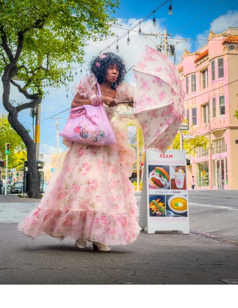 'Roaming San Francisco all dressed in pink' (AB   Place) by Bob Gingg - MR