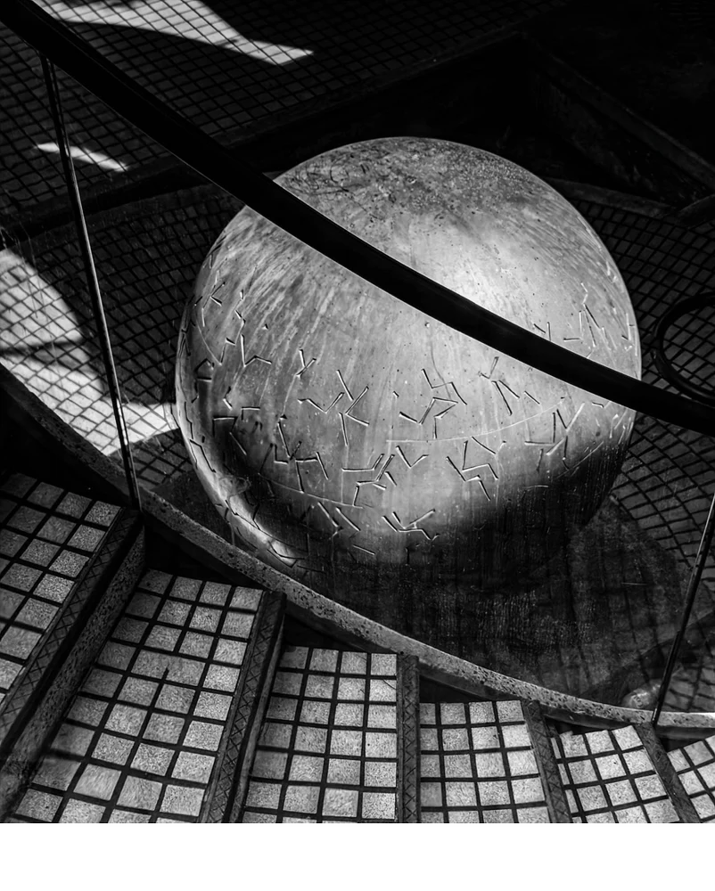 'The Embarcadero sphere' (MM   Place) by Gary Topper, Gary Topper - MR