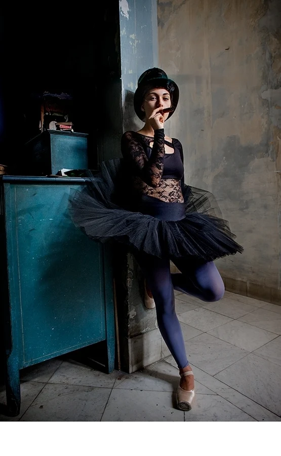 'The Formally Attired Cirgar Smoking Ballerina' (PB   Place) by Fred Blum - MR